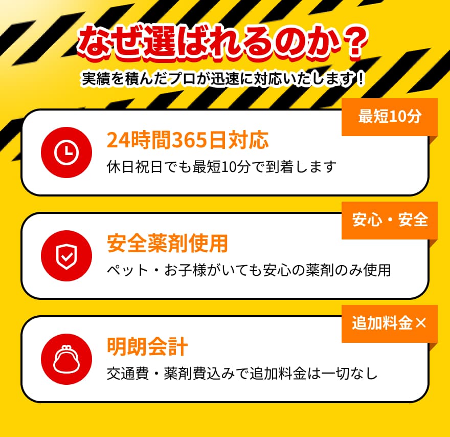 なぜ選ばれるのか